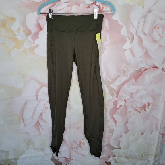 NWT All In Motion Simplicity Twist High Rise Leggings in Olive Green - Picture 2 of 10